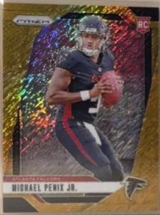 Michael Penix Jr. [Gold Shimmer] #378 2024 Panini Prizm Football