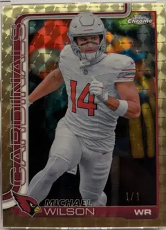 Michael Wilson [SuperFractor] #2 2025 Topps Chrome Football