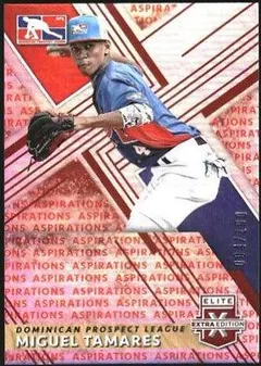 Miguel Tamares [Aspirations Orange] #211 2019 Panini Elite Extra Edition Baseball