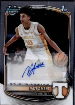 Nate Ament #CPA-NA 2025 Bowman Chrome Prospect Autograph Basketball