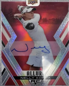 Nelly Korda [Red Tees Autograph] #41 2026 Upper Deck Allure Golf