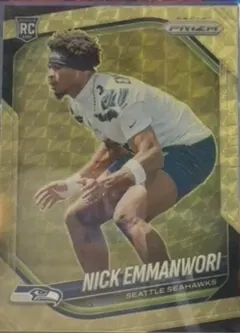 Nick Emmanwori [Gold Vinyl] #320 2025 Panini Prizm Football