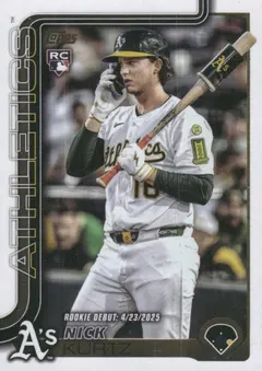 Nick Kurtz [Golden Mirror] #US197 2025 Topps Update Baseball