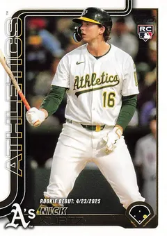 Nick Kurtz #US197 2025 Topps Update Baseball