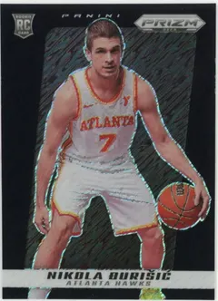 Nikola Durisic [Black Shimmer FOTL] #98 2024 Panini Prizm Deca Basketball