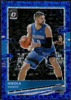 Nikola Vucevic [Fast Break Blue] #130 2020 Panini Donruss Optic Basketball