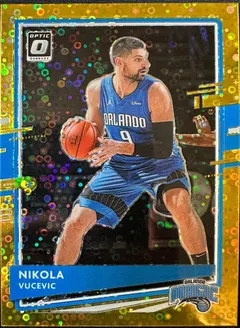 Nikola Vucevic [Fast Break Gold] #130 2020 Panini Donruss Optic Basketball