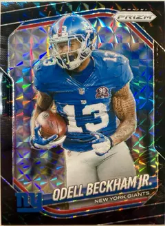 Odell Beckham Jr. [Black Finite] #285 2025 Panini Prizm Football
