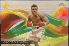 Oscar De La Hoya #HX-2 2024 Topps Chrome Helix Boxing