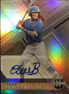 Osleivis Basabe [Autograph] #152 2019 Panini Elite Extra Edition Baseball