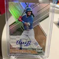 Osleivis Basabe [Autograph Status Die Cut Emerald] #152 2019 Panini Elite Extra Edition Baseball
