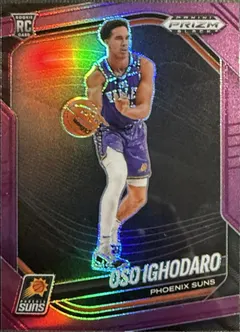 Oso Ighodaro [Purple] #135 2024 Panini Prizm Black Basketball