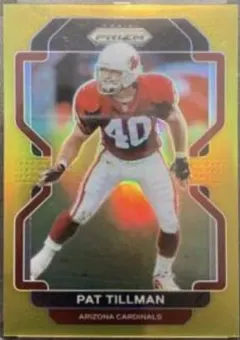 Pat Tillman [Gold Shimmer] #83 2021 Panini Prizm Football