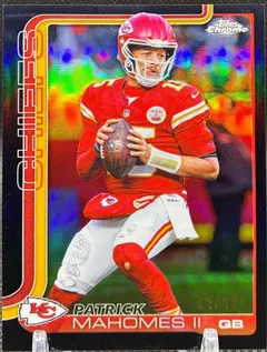 Patrick Mahomes II [Black Refractor] #148 2025 Topps Chrome Football