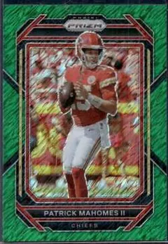 Patrick Mahomes II [Green Shimmer] #139 2022 Panini Prizm Football