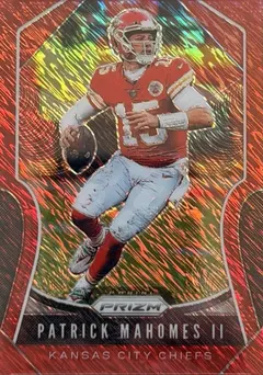 Patrick Mahomes II [Red Shimmer] #210 2019 Panini Prizm Football