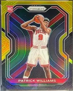 Patrick Williams [Black Gold Prizm] #288 2020 Panini Prizm Basketball