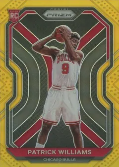 Patrick Williams [Gold Prizm] #288 2020 Panini Prizm Basketball