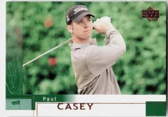 Paul Casey #23 2002 Upper Deck Golf
