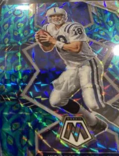 Peyton Manning [Choice Peacock] #87 2022 Panini Mosaic Football