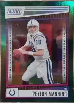 Peyton Manning [End Zone] #16 2022 Panini Score Football