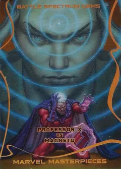 Professor X vs. Magneto [Gold] #BS-5 2023 Masterpieces Battle Spectrum Marvel