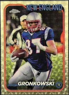 Rob Gronkowski [SuperFractor] #121 2024 Topps Chrome Football