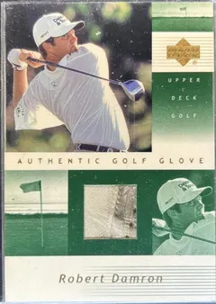 Robert Damron #RD-G 2002 Upper Deck Authentic Golf Glove Golf