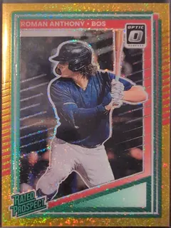 Roman Anthony [Gold Glitter Optic] #155 2025 Panini Donruss Baseball