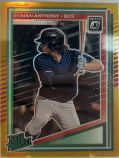 Roman Anthony [Gold Optic] #155 2025 Panini Donruss Baseball