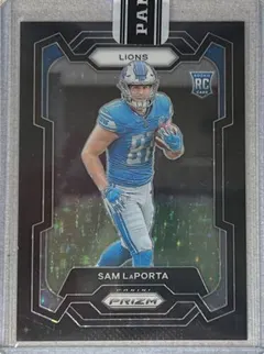 Sam LaPorta [Black Stars] #332 2023 Panini Prizm Football