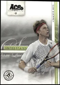 Sam Querrey #48 2007 Ace Authentic Straight Sets Tennis
