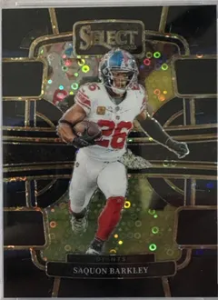 Saquon Barkley [Disco Black Prizm] #75 2023 Panini Select Football