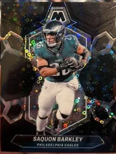 Saquon Barkley [No Huddle Black] #177 2024 Panini Mosaic Football