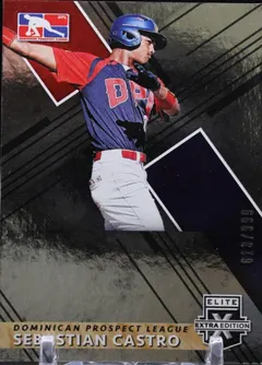 Sebastian Castro #213 2019 Panini Elite Extra Edition Baseball