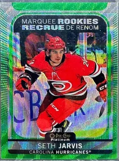 Seth Jarvis [Emerald Surge] #284 2021 O Pee Chee Platinum Hockey