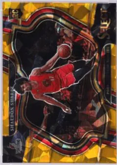 Shaedon Sharpe [Gold Ice] #292 2022 Panini Select Basketball