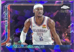 Shai Gilgeous-Alexander [Purple] #141 2025 Topps Chrome Sapphire Basketball