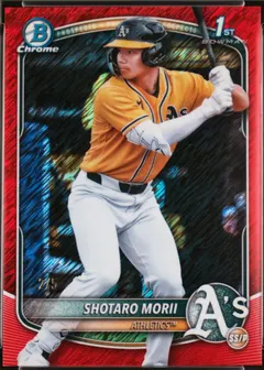 Shotaro Morii [Red Shimmer] #BCP-170 2025 Bowman Chrome Prospects Baseball