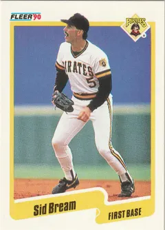 Sid Bream #463 1990 Fleer Baseball