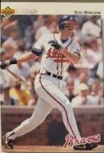 Sid Bream #495 1992 Upper Deck Baseball