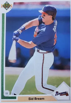 Sid Bream #710 1991 Upper Deck Baseball
