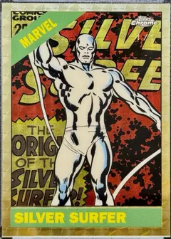 Silver Surfer [SuperFractor] #TP-3 2025 Topps Chrome Patrimony Marvel