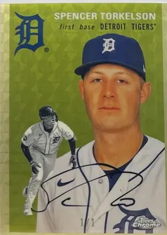 Spencer Torkelson [Superfractor] #290 2023 Topps Chrome Platinum Anniversary Baseball
