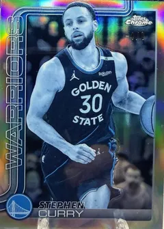 Stephen Curry [Frozenfractor] #201 2025 Topps Chrome Basketball