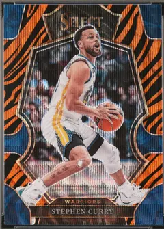 Stephen Curry [Tiger] #127 2022 Panini Select Basketball