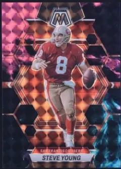 Steve Young [Choice Nebula] #218 2023 Panini Mosaic Football