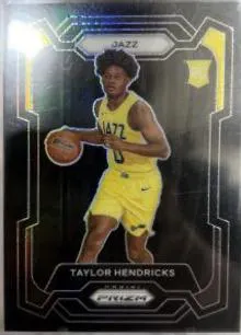 Taylor Hendricks [Black] #161 2023 Panini Prizm Basketball