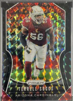 Terrell Suggs [Black Finite] #235 2019 Panini Prizm Football