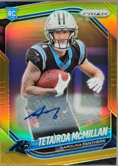 Tetairoa McMillan [Autograph Gold] #311 2025 Panini Prizm Football